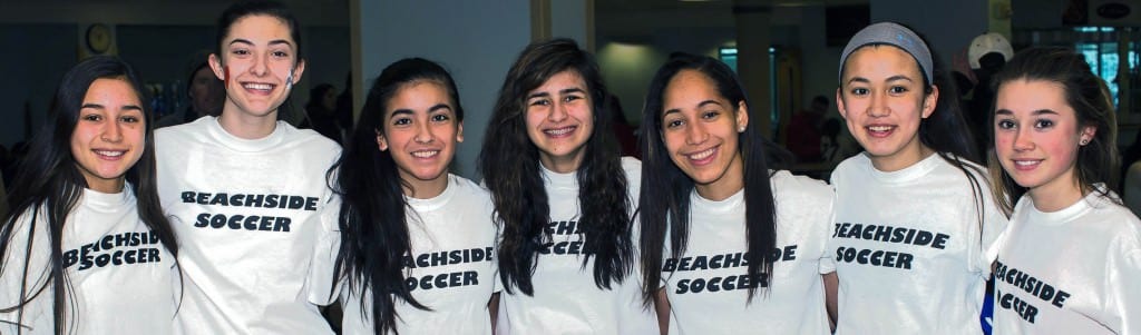 Beachside Soccer Girls Team