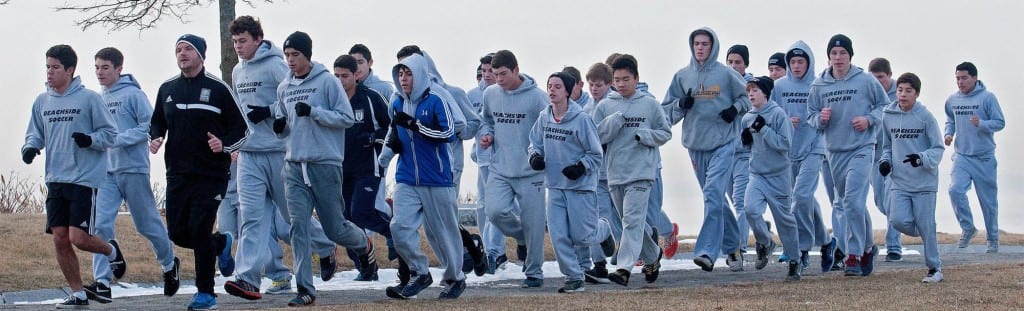 Boys Soccer Training